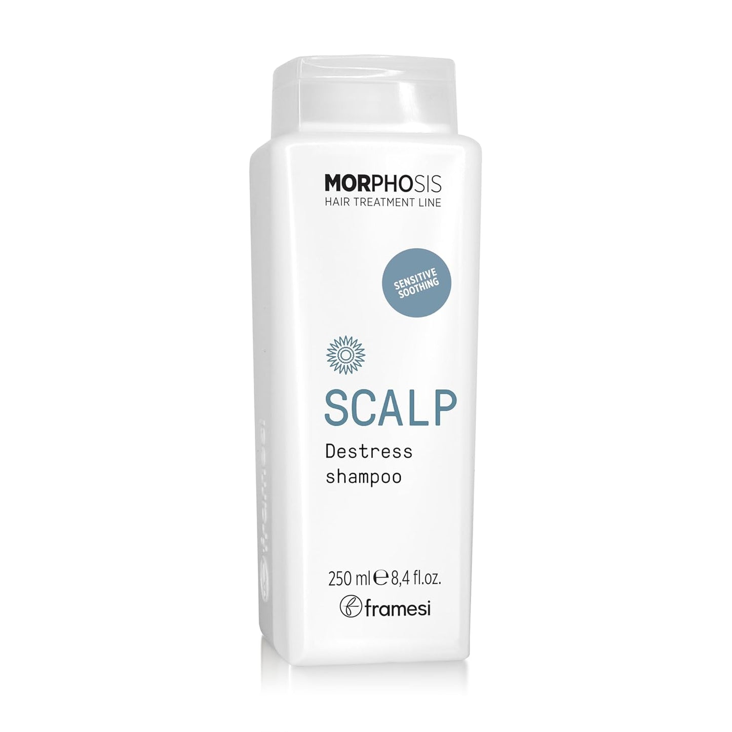 Framesi Morphosis Scalp Destress Shampoo - Soothing Formula for Sensitive Scalps | 8.4 fl oz, Natural & pH Balanced