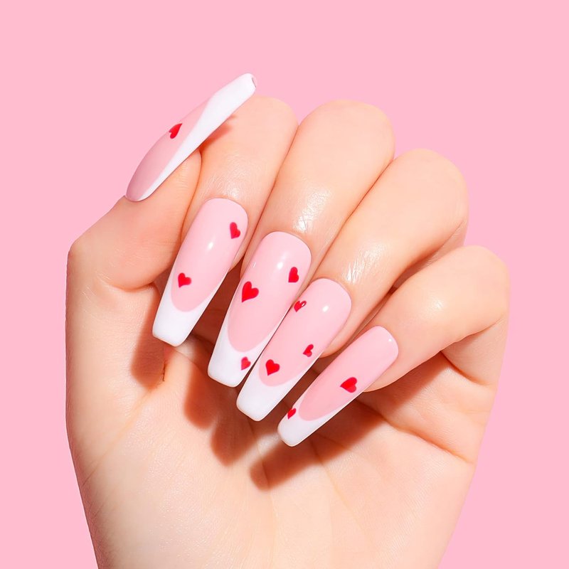 AIMEILI Valentine's Day Gel Nail Polish Set - Soak Off Nude Pink Colors | 6 x 10ml Bottles