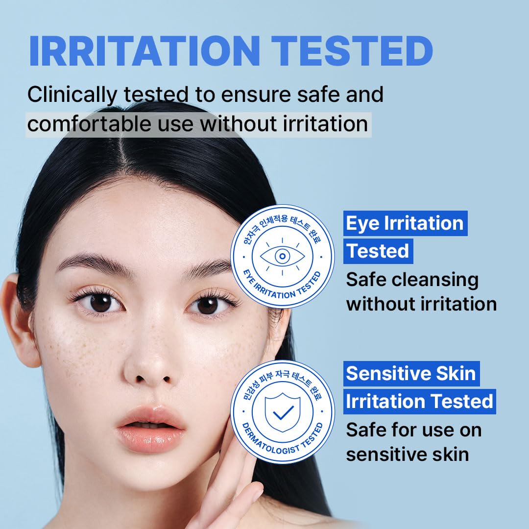MAKE P:REM Safe Me. Amino Refresh Cleansing Foam, Korean Face Wash, Instant Deep Pore Cleansing, Gentle Exfoliation with BHA & LHA, Korean Skin Care, 5.07 fl.oz. (150mL)