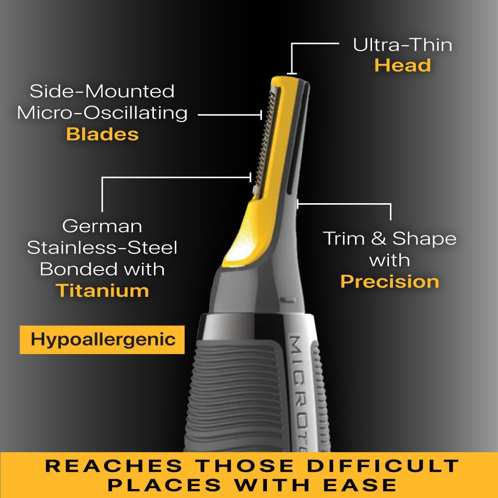 Micro Touch Titanium MAX Lighted Personal Trimmer
