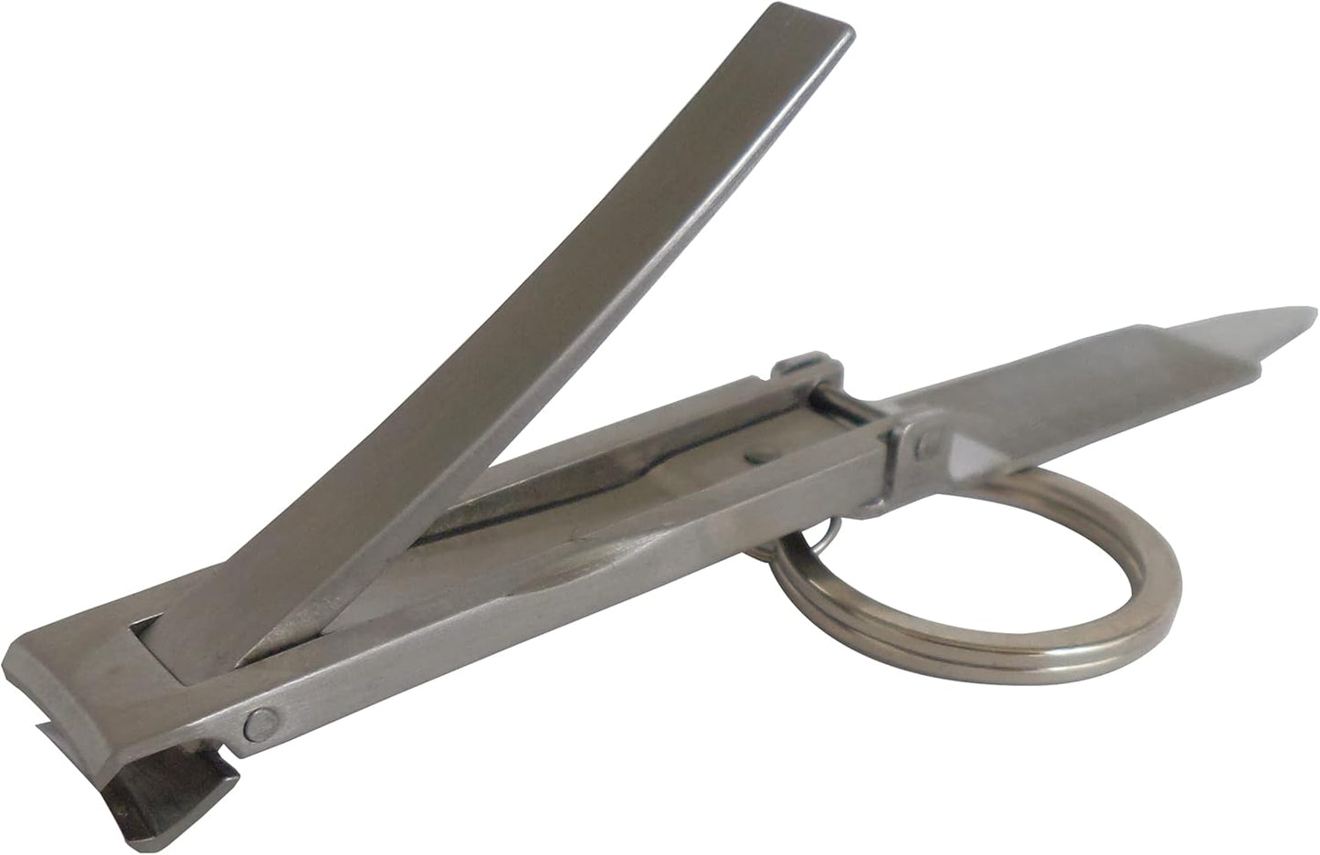 Nail Clipper with File & Key Holder | Durable Stainless Steel Design