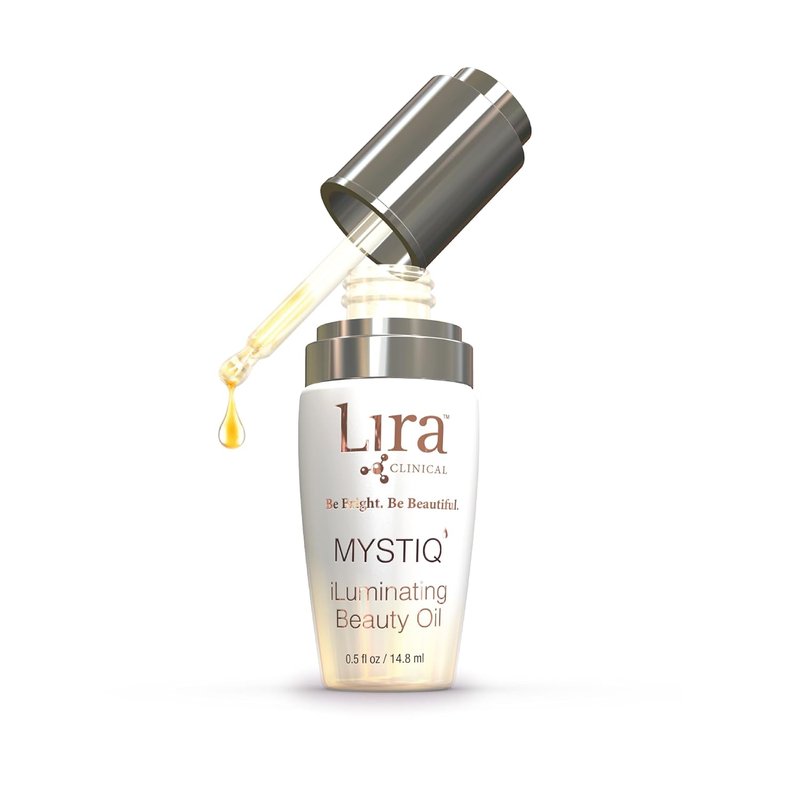 Lira Clinical MYSTIQ iLuminating Beauty Oil - Vitamin C & Plant Stem Cell Extract for Hydrated Skin | 0.5 Oz