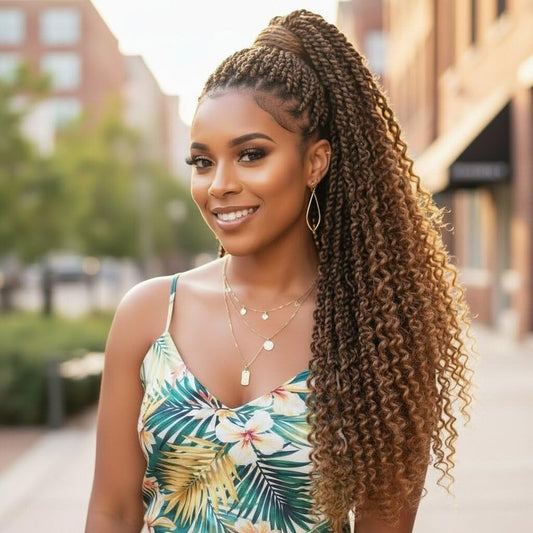 Fulcrum Passion Twist Crochet Hair 18 Inch, 8 Packs Pre Looped Passion Twist Hair, Pre-Twisted Passion Twist Crochet Hair For Black Women (18Inch (Pack of 8), T27#)