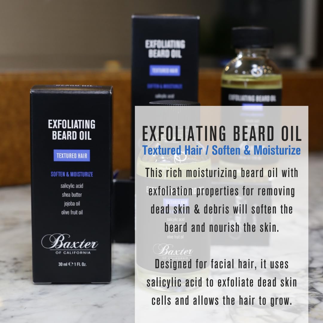Baxter of California Exfoliating Beard Oil, 1 Fl Oz