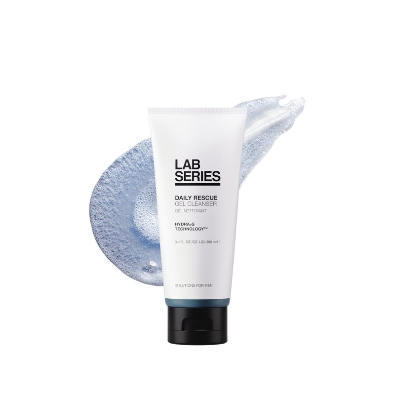 Lab Series Men's Daily Rescue Gel Cleanser - Face Wash - Nourishes and Hydrates Skin - Skin Care for Men, 3.4 Fl Oz