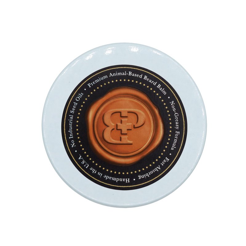 BeardPharm™ Premium Animal Based Beard Balm for Conditioning, Hold, and Control - Handcrafted with Tallow & Lanolin - Long-Lasting Scent - Non-Greasy Formula - No Industrial Seed Oils (Creamsicle)