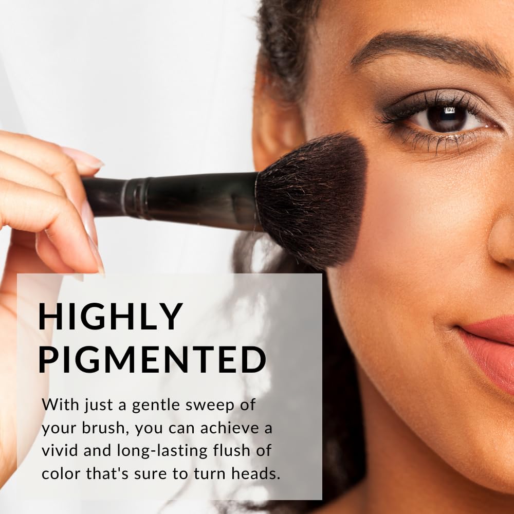 Flori Roberts Color Pro Blush - Pressed Powder for Buildable Coverage & Complexion Enhancement | Versatile Shades