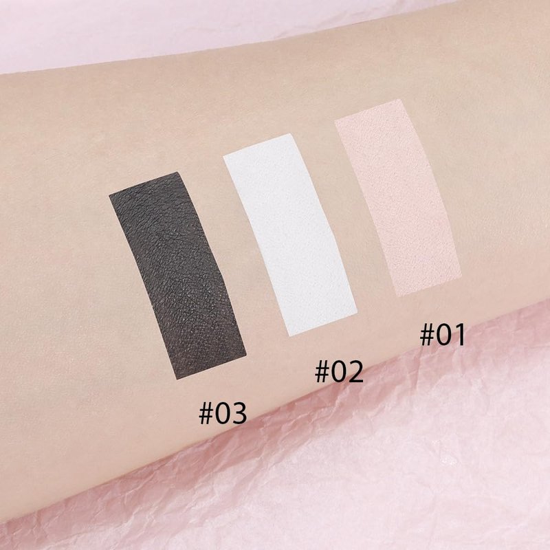 Matte High-Pigment Eyeshadow - Velvety Silky Finish | Long-Lasting Waterproof White 02