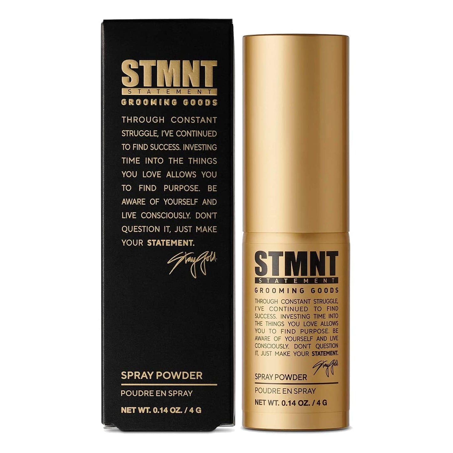 STMNT Grooming Spray Powder - Extra Matte Finish & Added Texture | Lightweight Formula for Fuller Hair - 0.14 oz