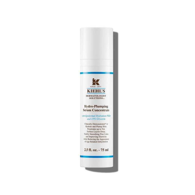 Kiehl's Hydro-Plumping Serum - Hydrating Formula for Plump Skin | Fragrance-Free, Dermatologist Tested