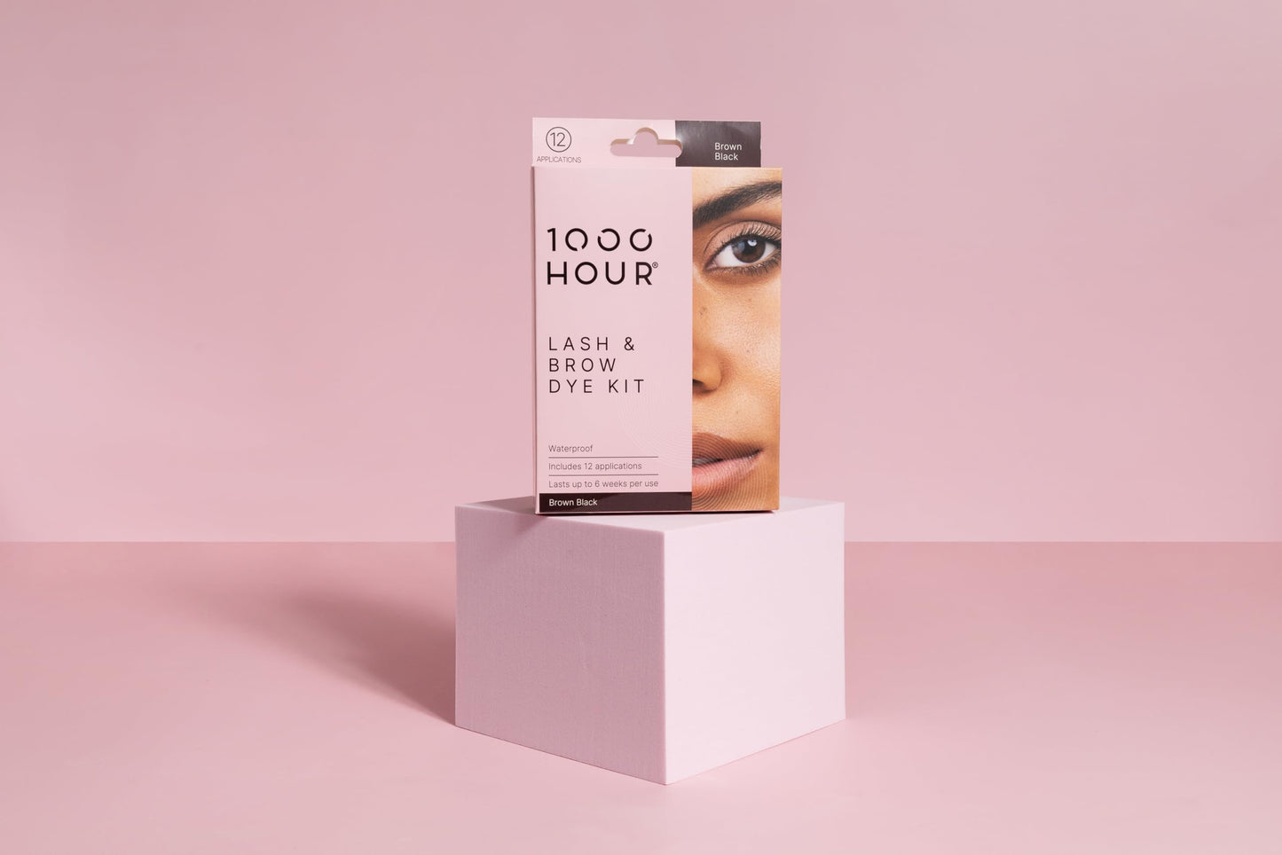 1000 Hour Professional Formula Lash & Brow Kit - Defined Brows w/a Long-Lasting Formula with Eyebrow Mascara - Brow Gel for Stunning Brows that Last Up To 6 Weeks with 12 Applications - Brown Black