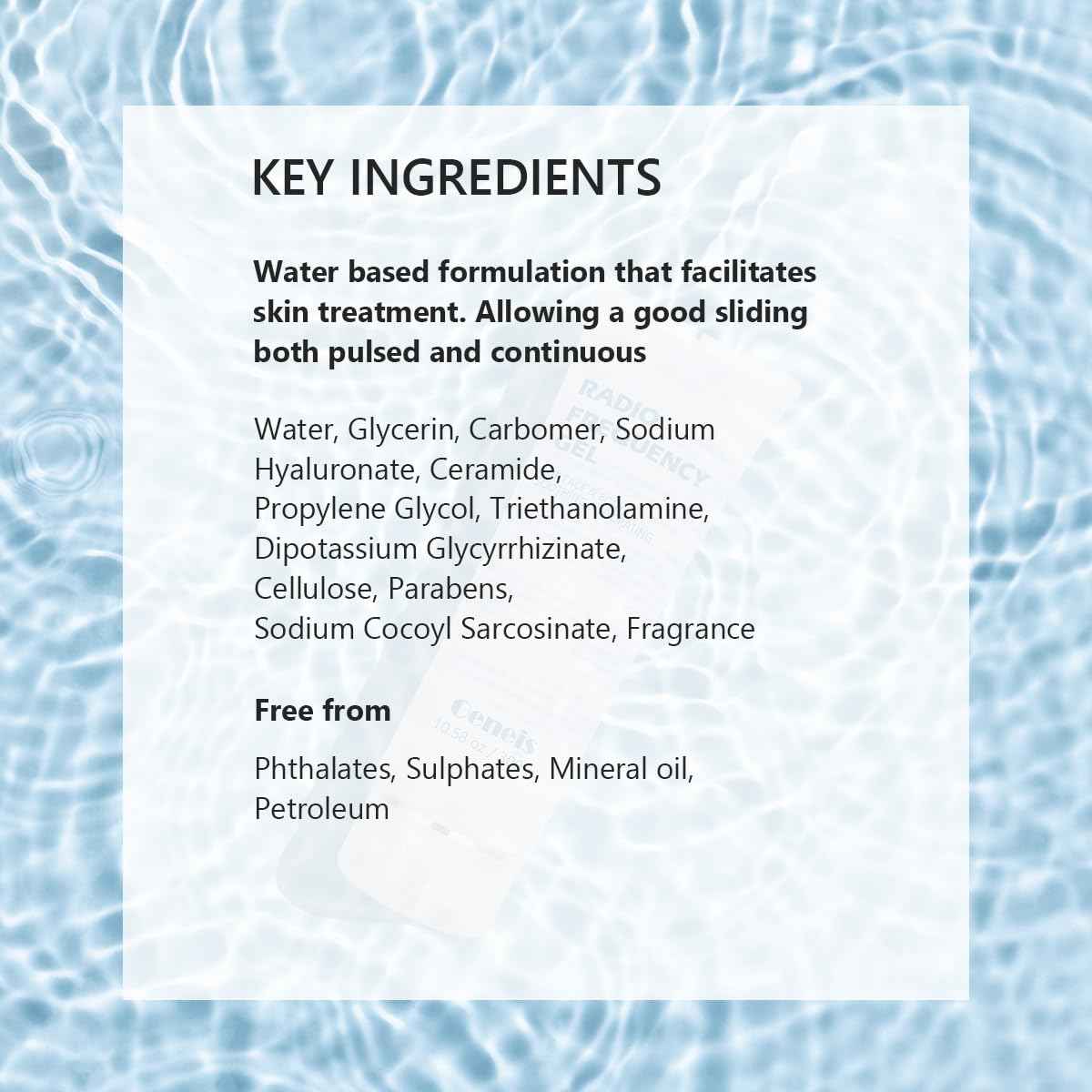 Oeneis Radio Frequency Gel for Use with RF Facial Machine, Conductive Gel for Face Microcurrent, Use for Skin Soothing and Hydrating, 300g Tube (Pack of 2)