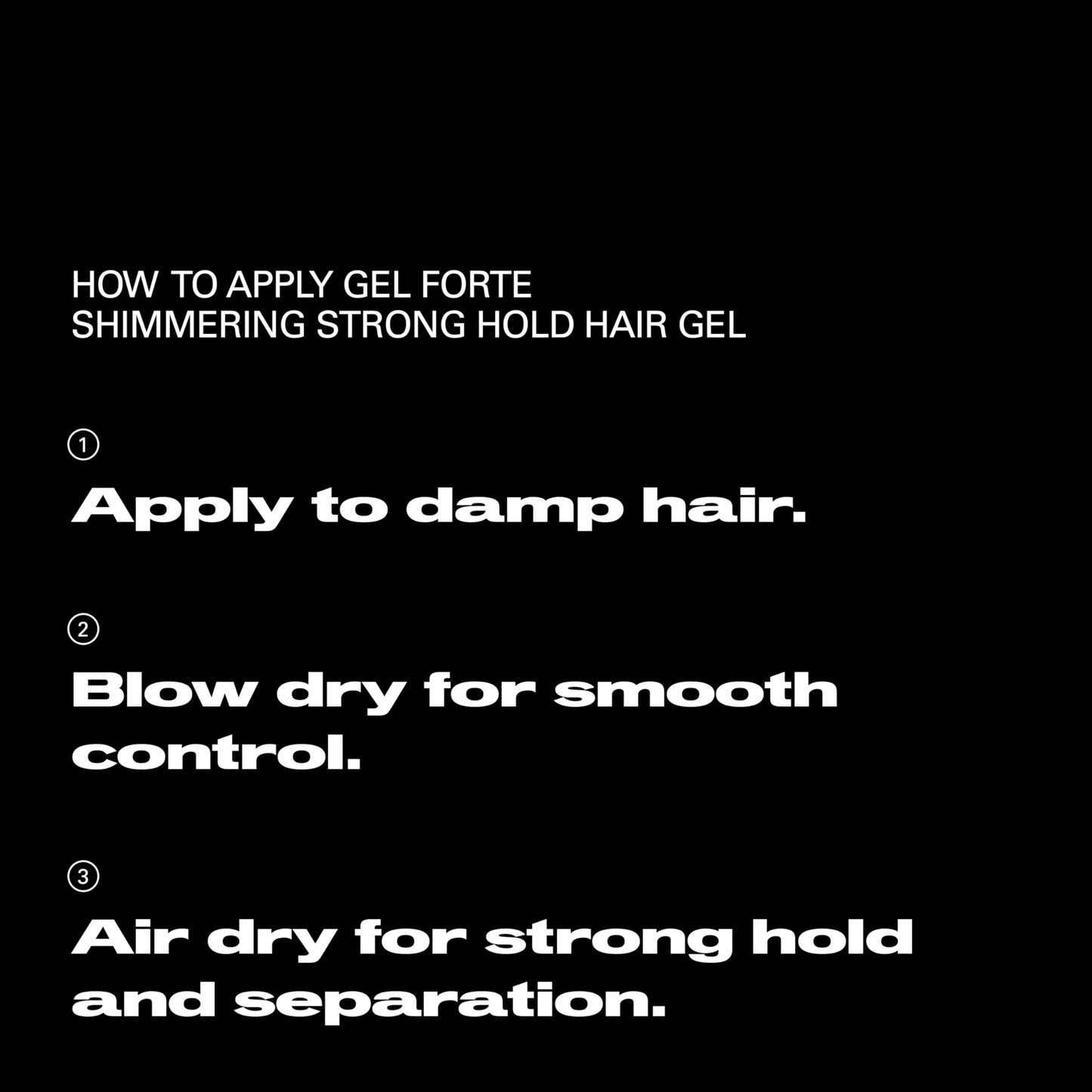 Sebastian Professional Gel Forte Strong-Hold Hair Styling Gel | Enhance Shine & Non-Sticky Formula | 6.7 fl oz