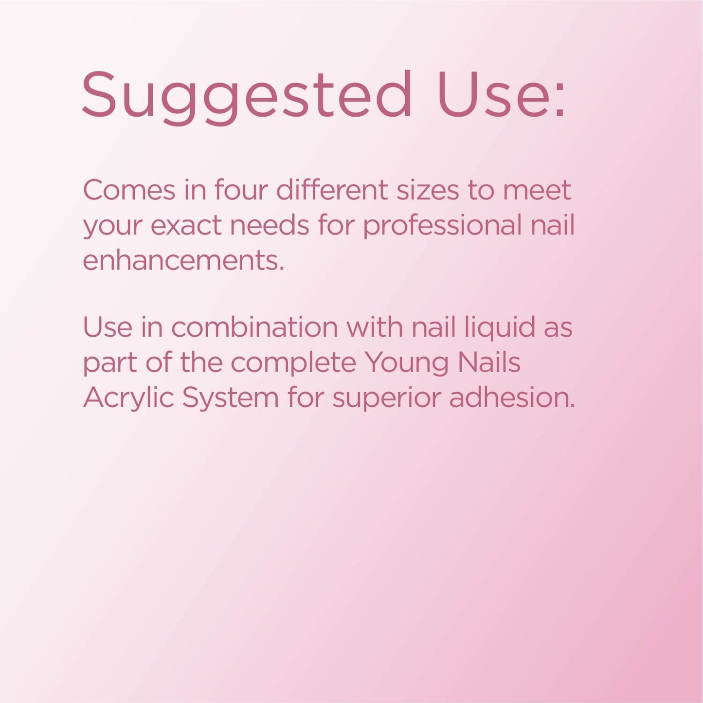 Young Nails Acrylic Speed Powder - Self-Leveling Acrylic Nail Powder, Clear Nude Pink White Acrylic Powder for Nail Extenstion, Professional Grade, Superior Adhesion, Color - Clear, 85g