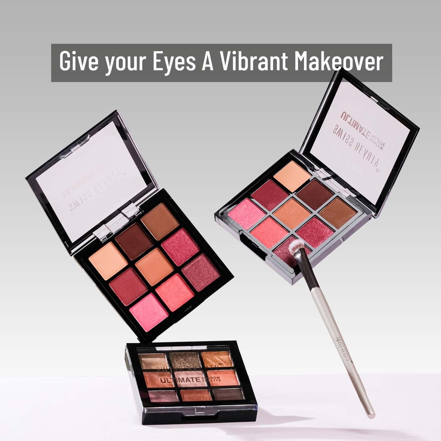 Ultimate Shadow Palette for Eyes - Swiss Beauty Shade 06, 9g | Vibrant Color Selection