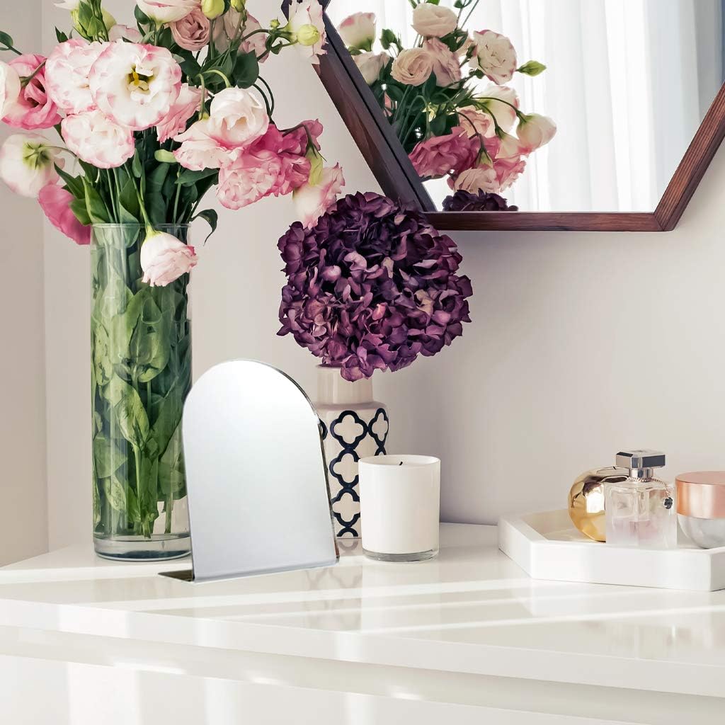 Premium Acrylic Countertop Mirror - USA Made Makeup Display | Elegant Design