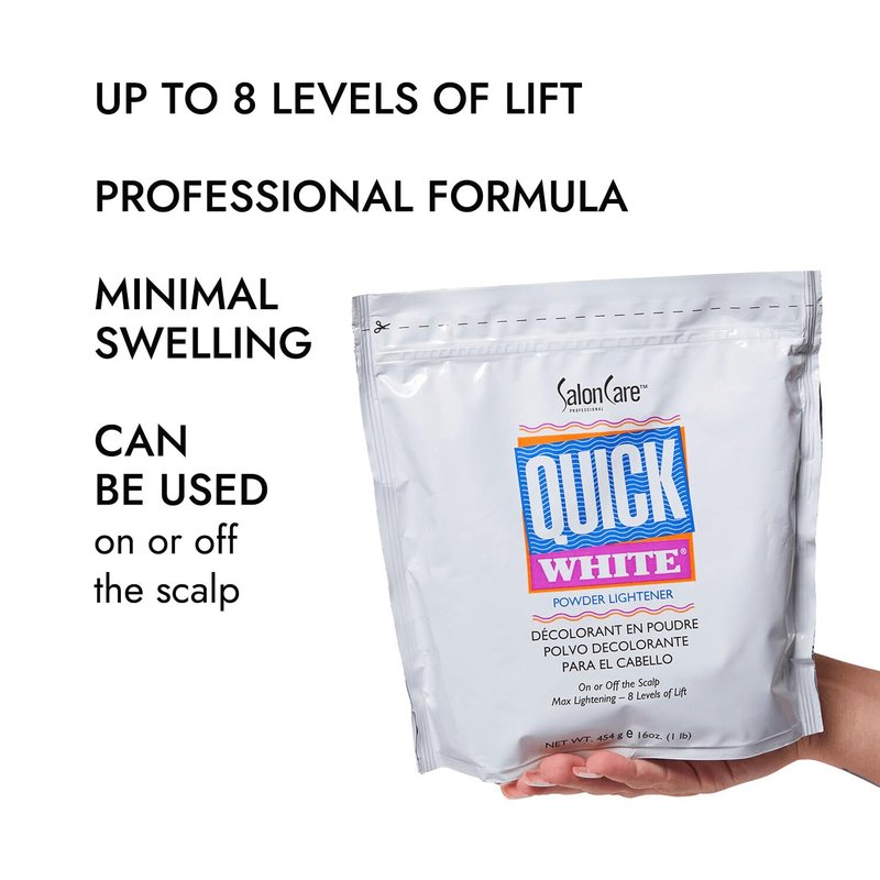 Quick White Powder Lightener - Salon Care Hair Bleach - 1 lb