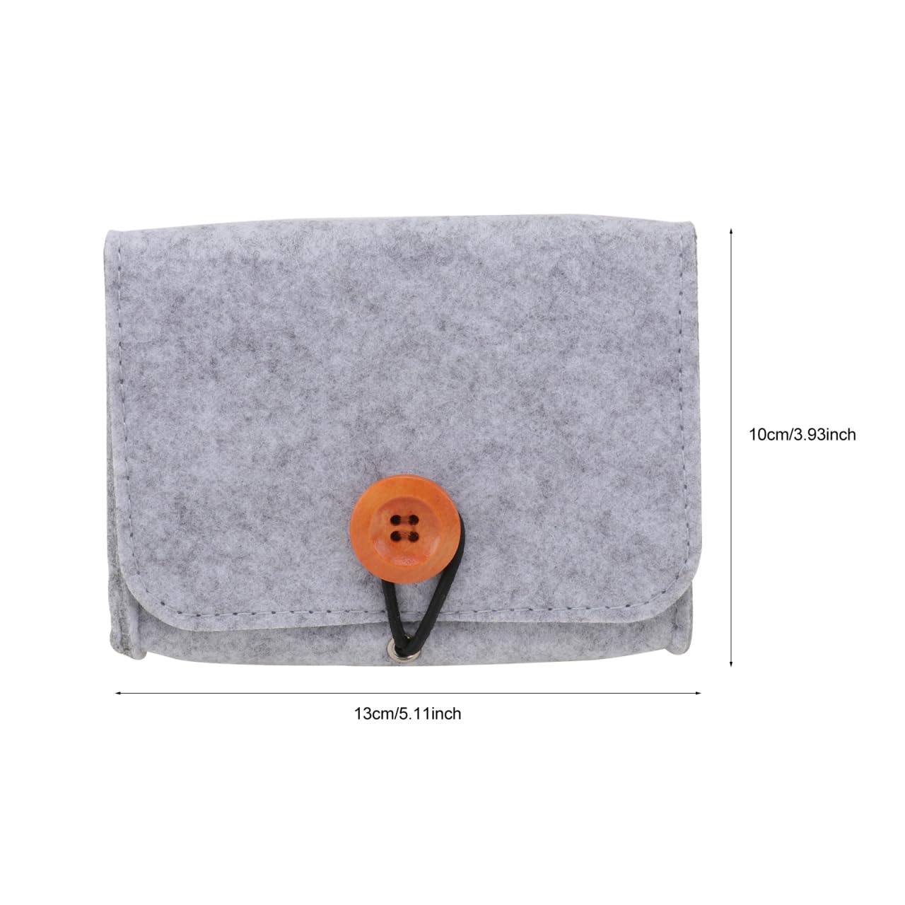 FOMIYES Essential Oil Travel Case 6-Pack Felt Non-woven Fabric Essential Oil Portable Organizer Pouch Travel Carrying Case for Essential Oils, Perfume, Lipstick, Lip Balm