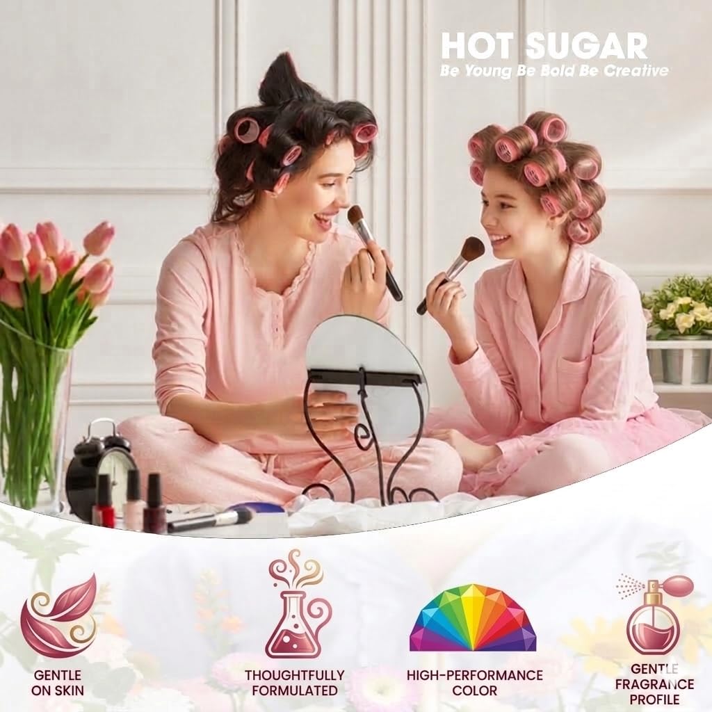 Hot Sugar Makeup Kit for Girls With Unicorn Aluminum Cosmetic Box including eyeshadow lipstick blush brush for Birthday Christmas