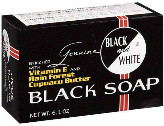 Black and White Black Soap, 6.1 oz (Pack of 3)