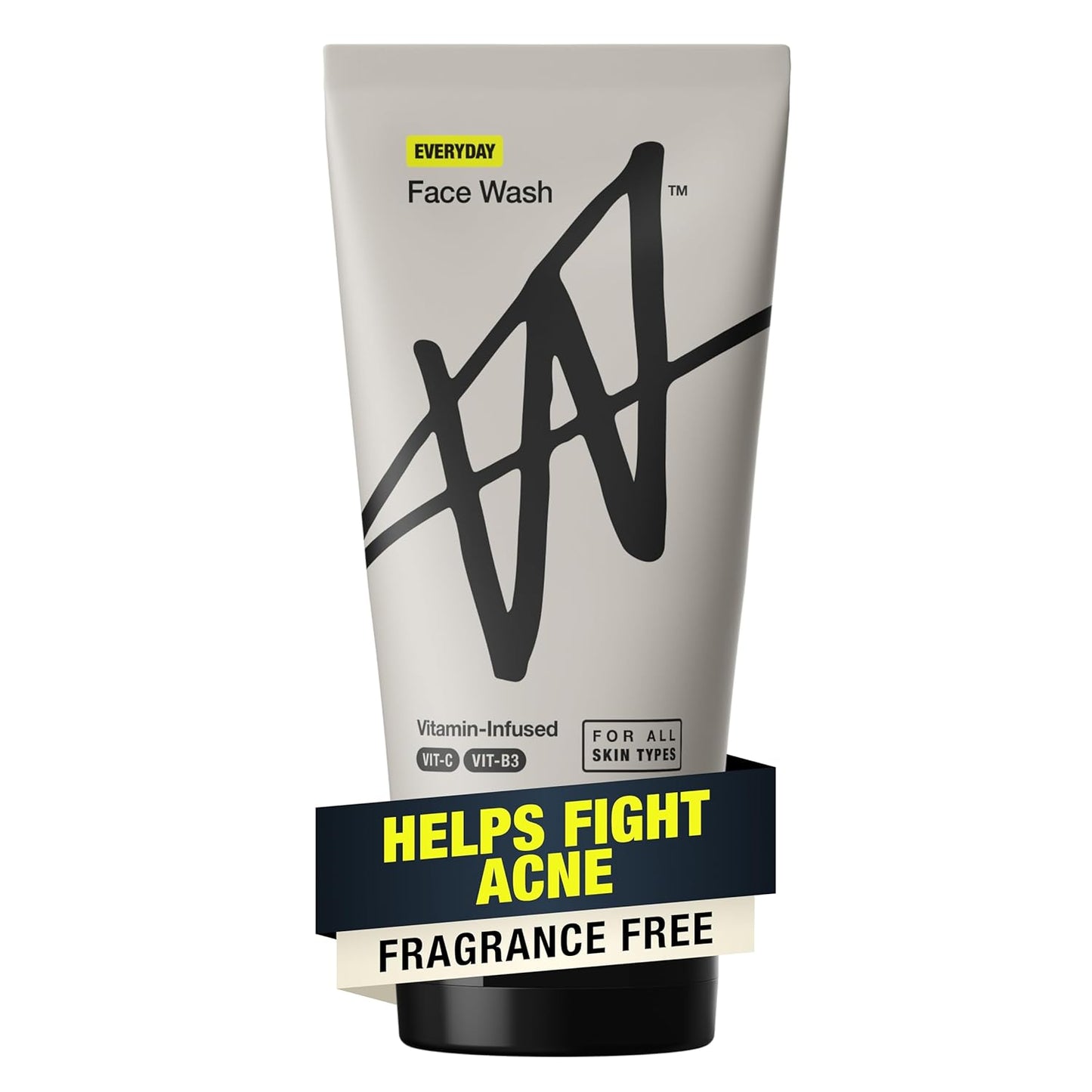 Everyday Men's Face Wash - Exfoliating Cleanser for All Skin Types | Unscented, 5 fl oz