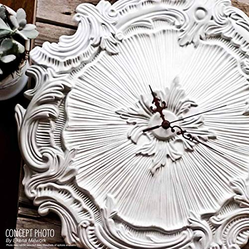 Ekena Millwork CM09BN Benson Ceiling Medallion, 9"OD x 4 1/8"ID x 5/8"P, Primed