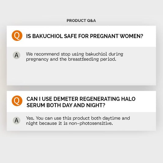 BAO Demeter Regenerating Halo Serum Oil | Bisabolol, Vitamin E, Bakuchiol & Squalane | Facial Serum for Wrinkles, Acne, Dryness & Finelines | Face Serum For All Skin Types (15 ML)