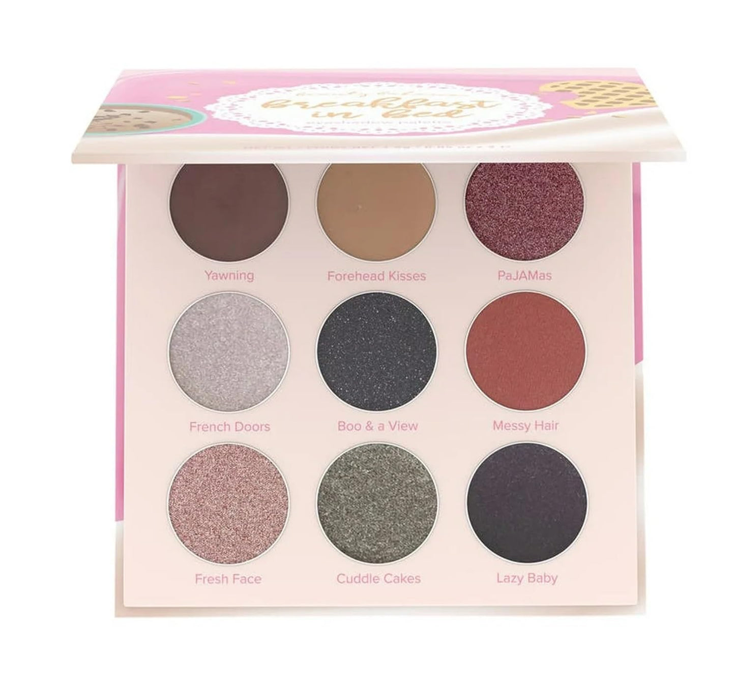 Beauty Bakerie Cosmetics Highly Pigmented Eye Shadow Makeup Palette, Sparkly/Glitter/Shimmer/Metallic/Matte Eyeshadow Look, Vegan, Cruelty-Free, Paraben-Free, 9 Shades, Hella Scoops