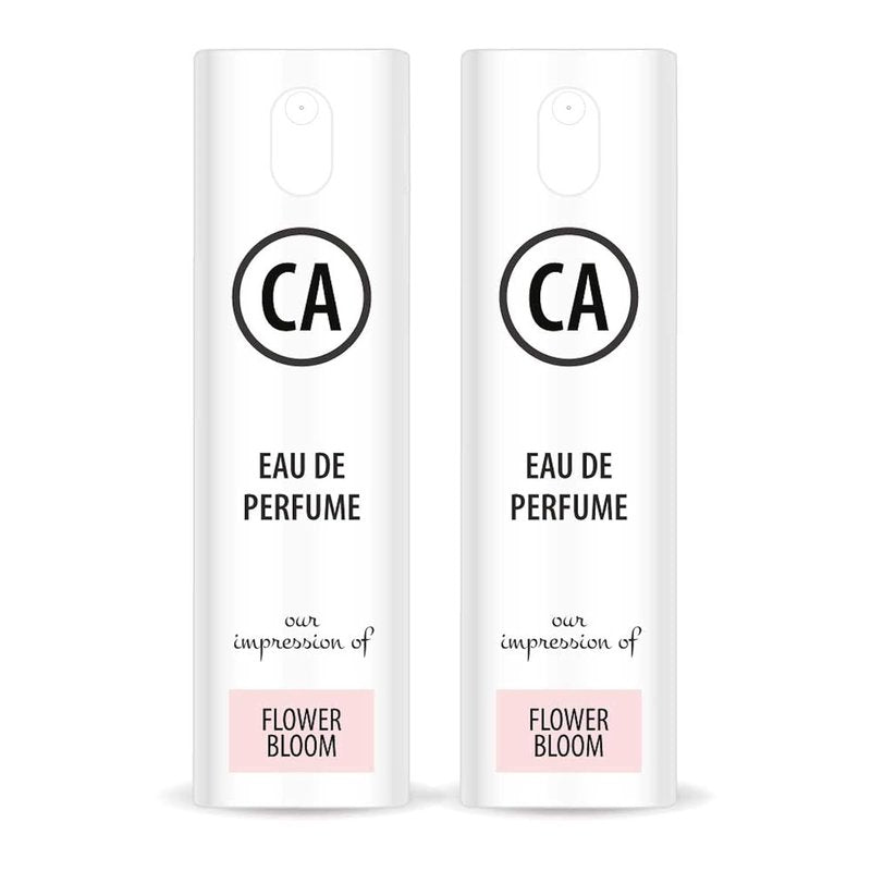 Flowerbloom Eau de Parfum Spray for Women - Floral Fragrance | 0.3 Fl Oz (10 ml) X2