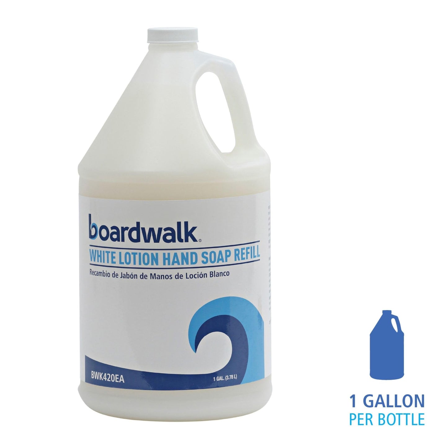Boardwalk BWK420CT Mild Cleansing Lotion Soap, Floral Scent, Liquid, 1gal Bottle (Case of 4)