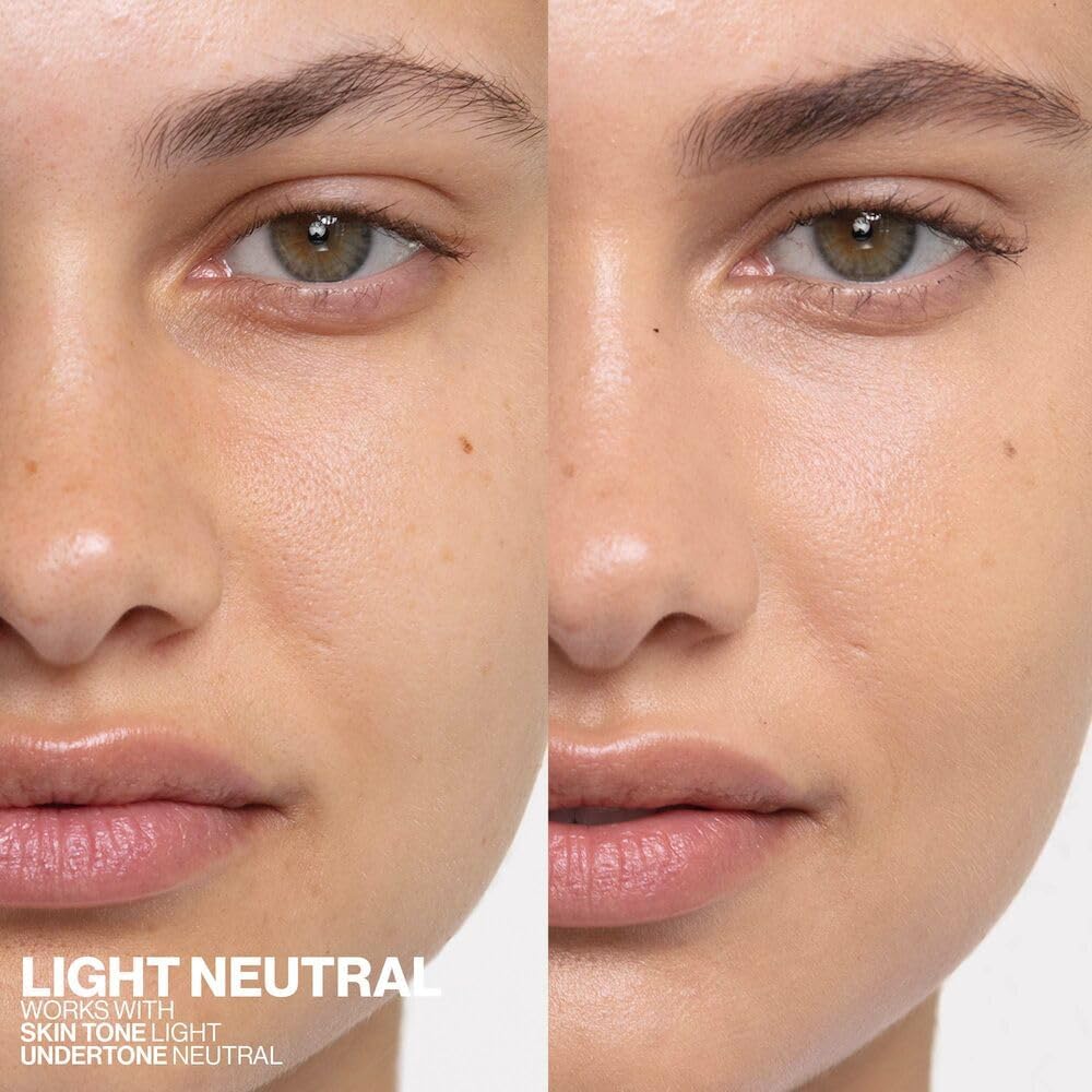 Smashbox Halo Healthy Glow Tinted Moisturizer with SPF 25 | 24-Hour Hydrating Buildable Coverage with a Natural Dewy Finish, Hyaluronic Acid & Niacinamide, Light Neutral, 1.4 Fl Oz