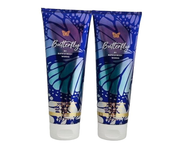 Butterfly Body Cream Gift Set - Ultimate Hydration for Women | 2 Pack, 8 Oz.