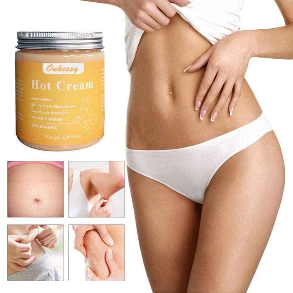 Hot Cream Cellulite and Fat Burner Body Slimming Cream for Belly Fat Burner Body Shape Anti Cellulite Body Wrap Lotion for Weight Loss Crema quemadora de grasa Abdominal