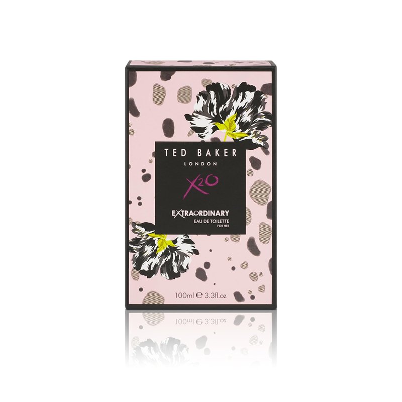 Ted Baker X20 Extraordinary Her Eau de Toilette Fruity Floral Perfume for Women with Grapefruit, Magnolia & Musk Elegant, Sophisticated, Long Lasting Scent For Her 3.38 oz