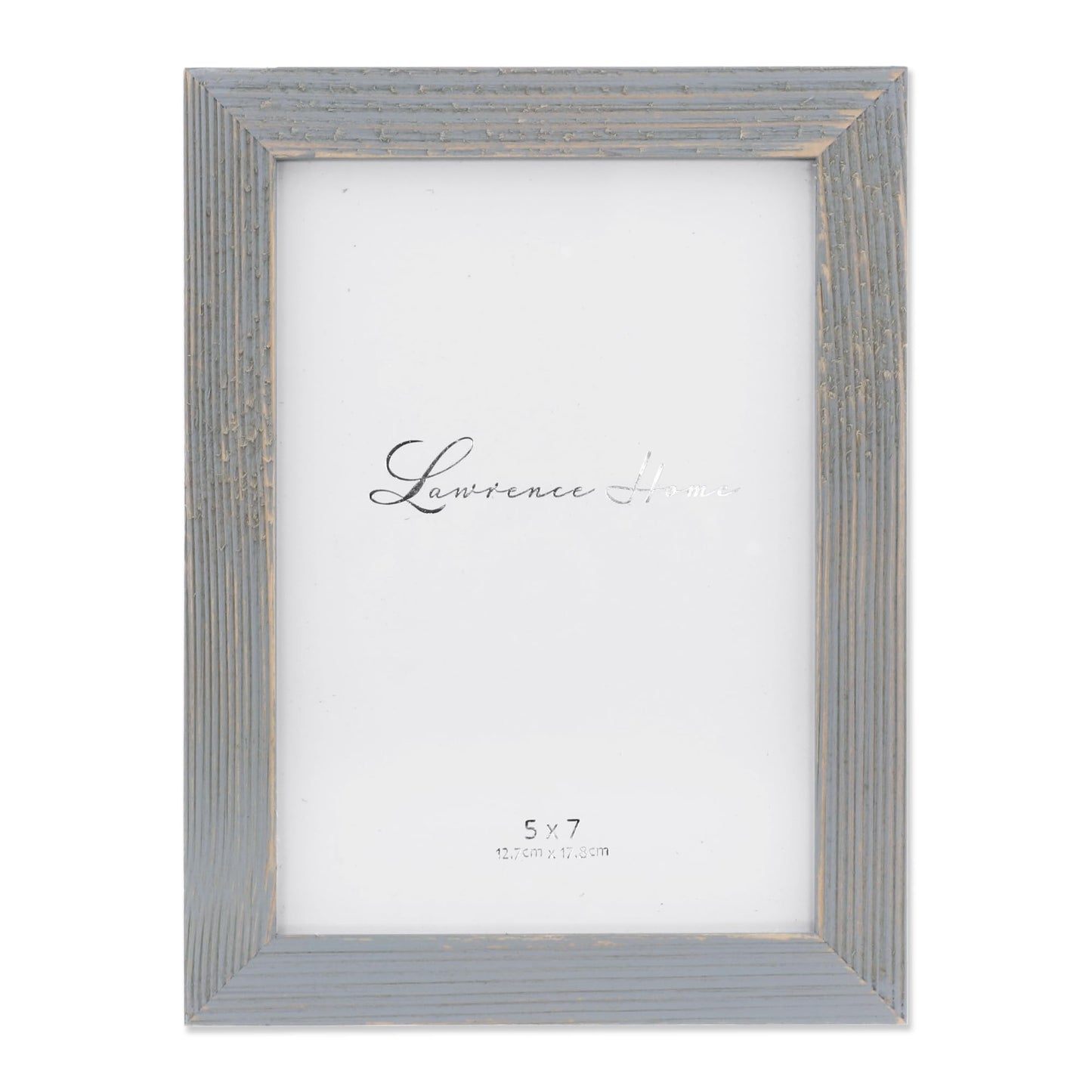 Lawrence Frames 5x7 Charlotte Weathered Gray Wood Picture Frame