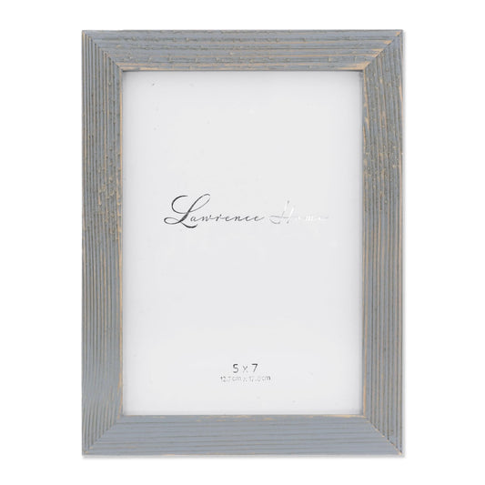 Lawrence Frames 5x7 Charlotte Weathered Gray Wood Picture Frame