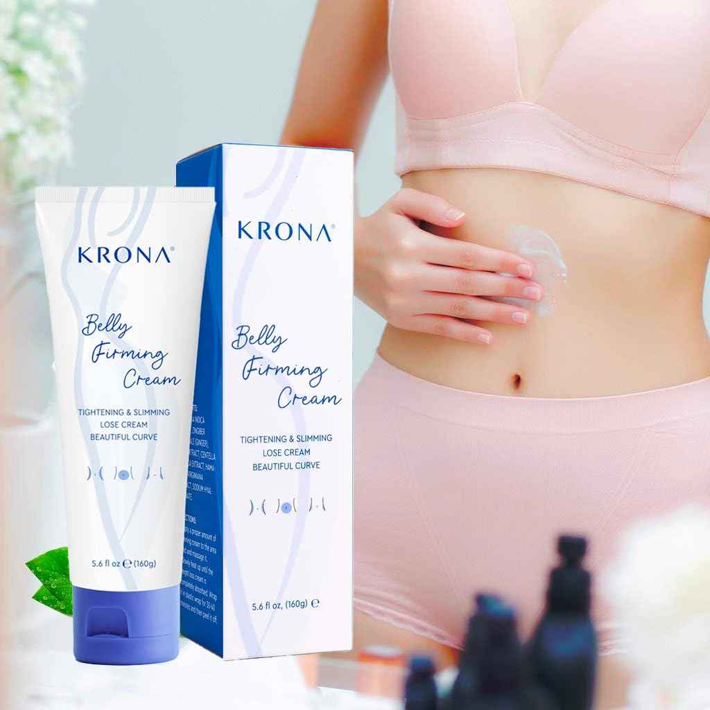 B Flat Belly Firming Cream – Tight Lift & Firm Booty Cellulite Cream – Skin Tightening & Stretch Mark Reduction for Stomach, Thighs & Butt – Hydrating & Smoothing Firming Lotion