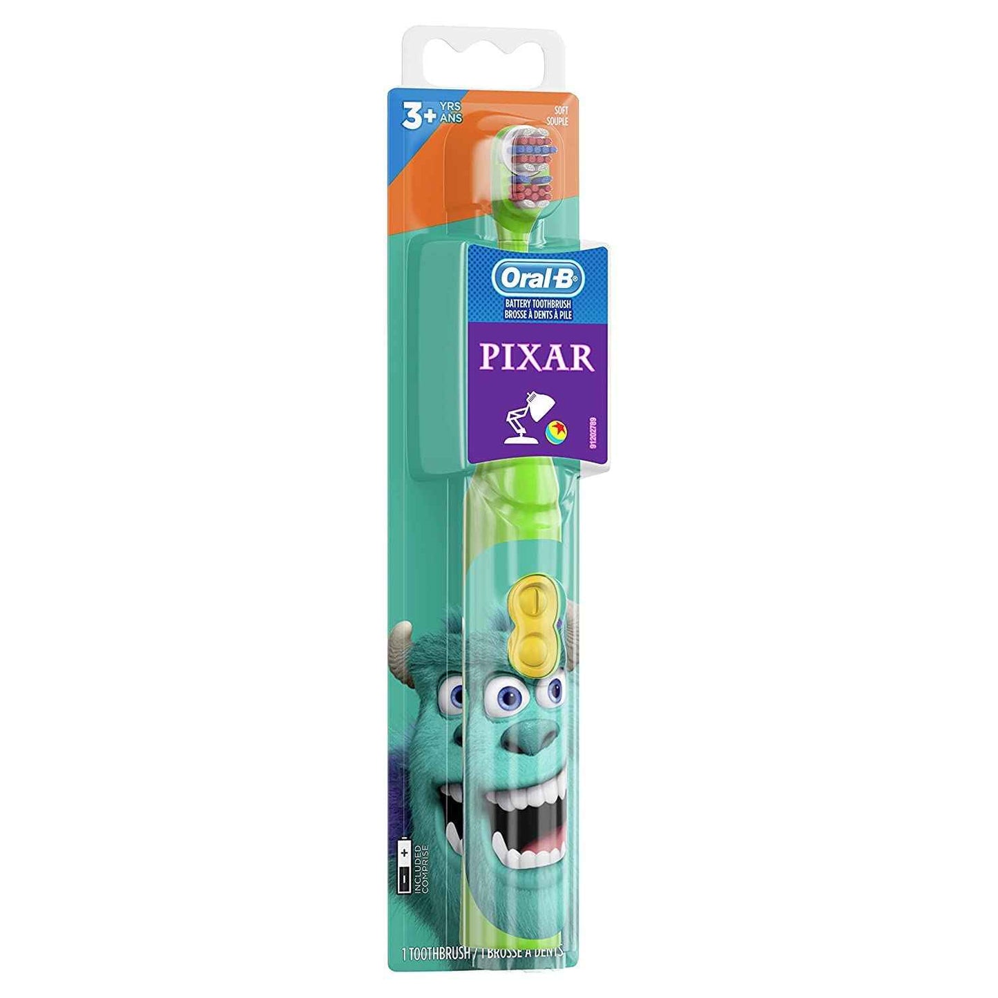 Oral-B Toothbrush Rotating Head Toy Story Soft (Battery) (2 Pack)