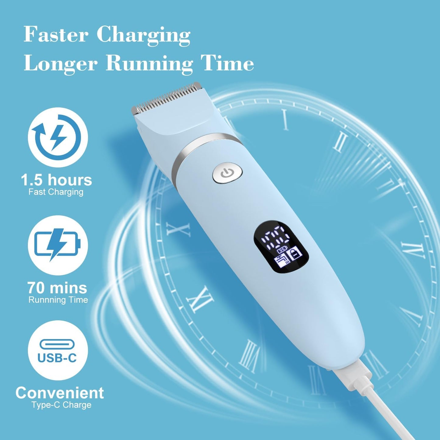 3-in-1 Electric Razor - IPX7 Waterproof Bikini Trimmer for Ladies | Painless Groomer for Face, Body & Legs