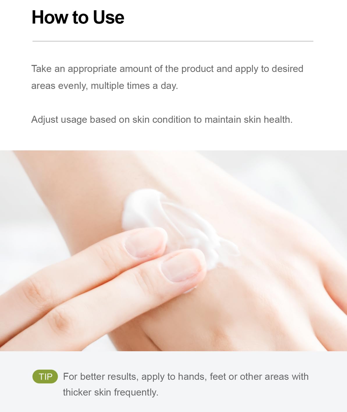 Zeroid Richenic Cream - Urea 5% Moisturizer for Dry Skin | Korean Dermocosmetic | 2 fl oz (60ml)
