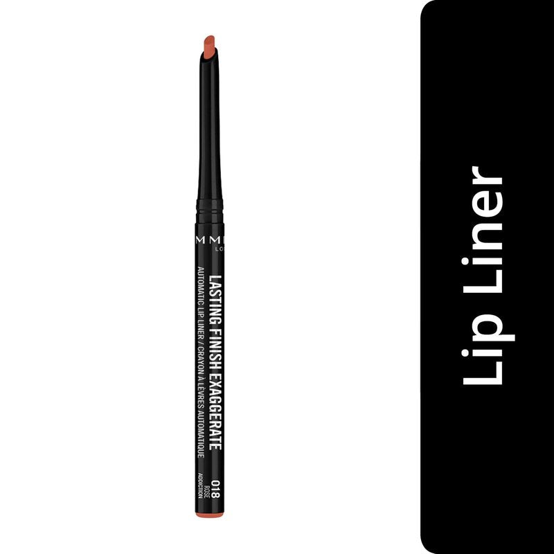 Rimmel Automatic Lip Liner - Lasting Finish in 18 Rose Addiction | Pack of 5