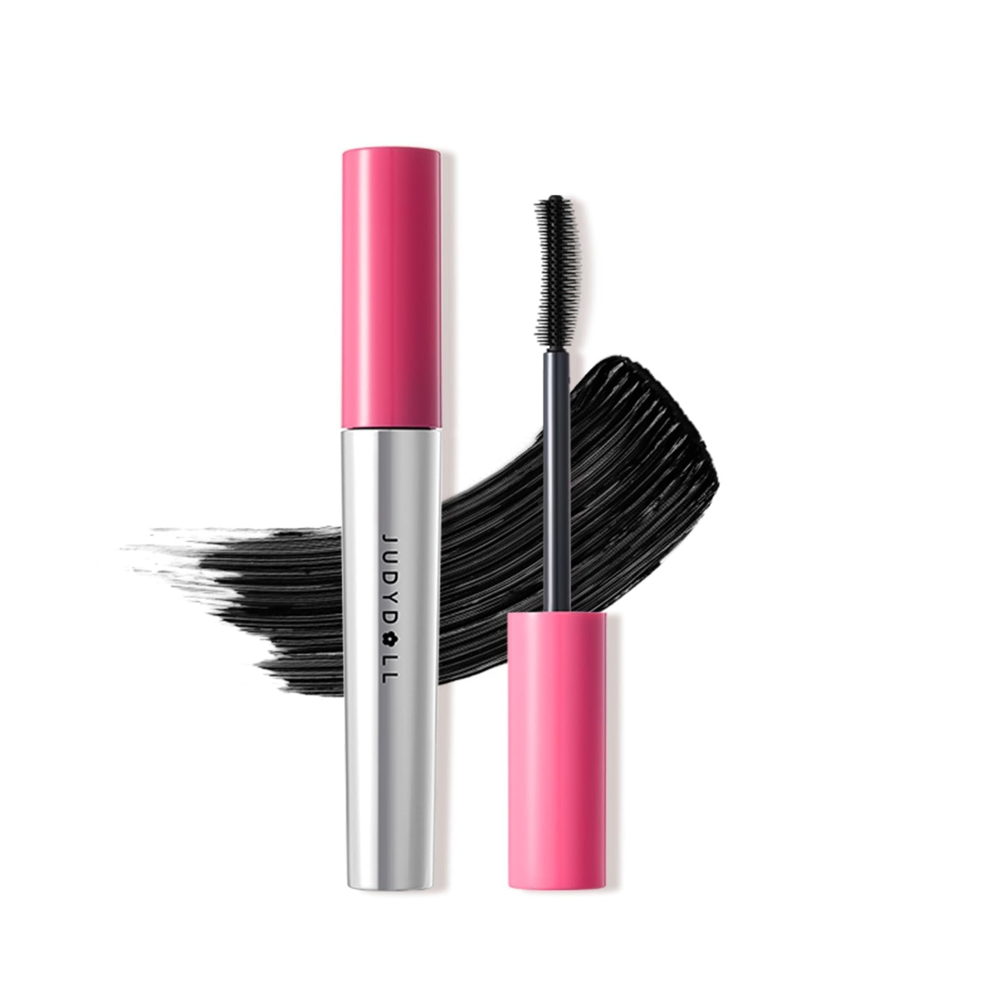 JUDYDOLL No-Drooping Volume Mascara Black, 40h Long-lasting, Smudge-Proof, Clump-Free, Waterproof Volumizing Mascara, Infused with Squalane, Strengthen and Protect Lashes