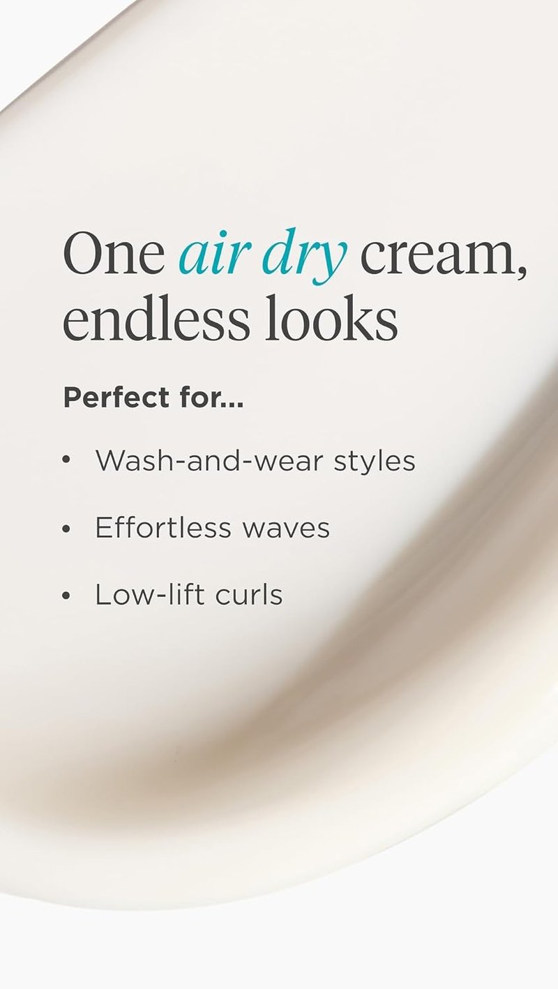 Briogeo Yuzu + Plum Oil Air Dry Cream - Lightweight Styling Cream for All Hair Types