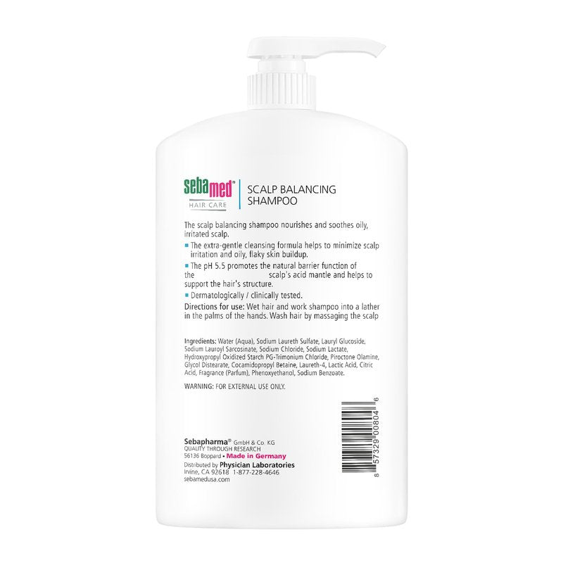 SEBAMED Scalp Balancing Shampoo Hair Care for Oily Dandruff Prone Scalp (200mL) Pack of 2