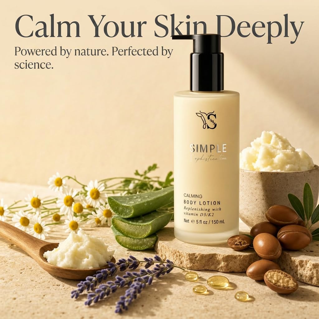 Magnesium Tallow Body Lotion- with grassfed beef tallow, Ashwagandha, Magnesium, Vitamin D3/K2 and Probiotics | Calming Lotion| Tallow Moisturizer | Topical, Non-toxic body cream- 5 oz.