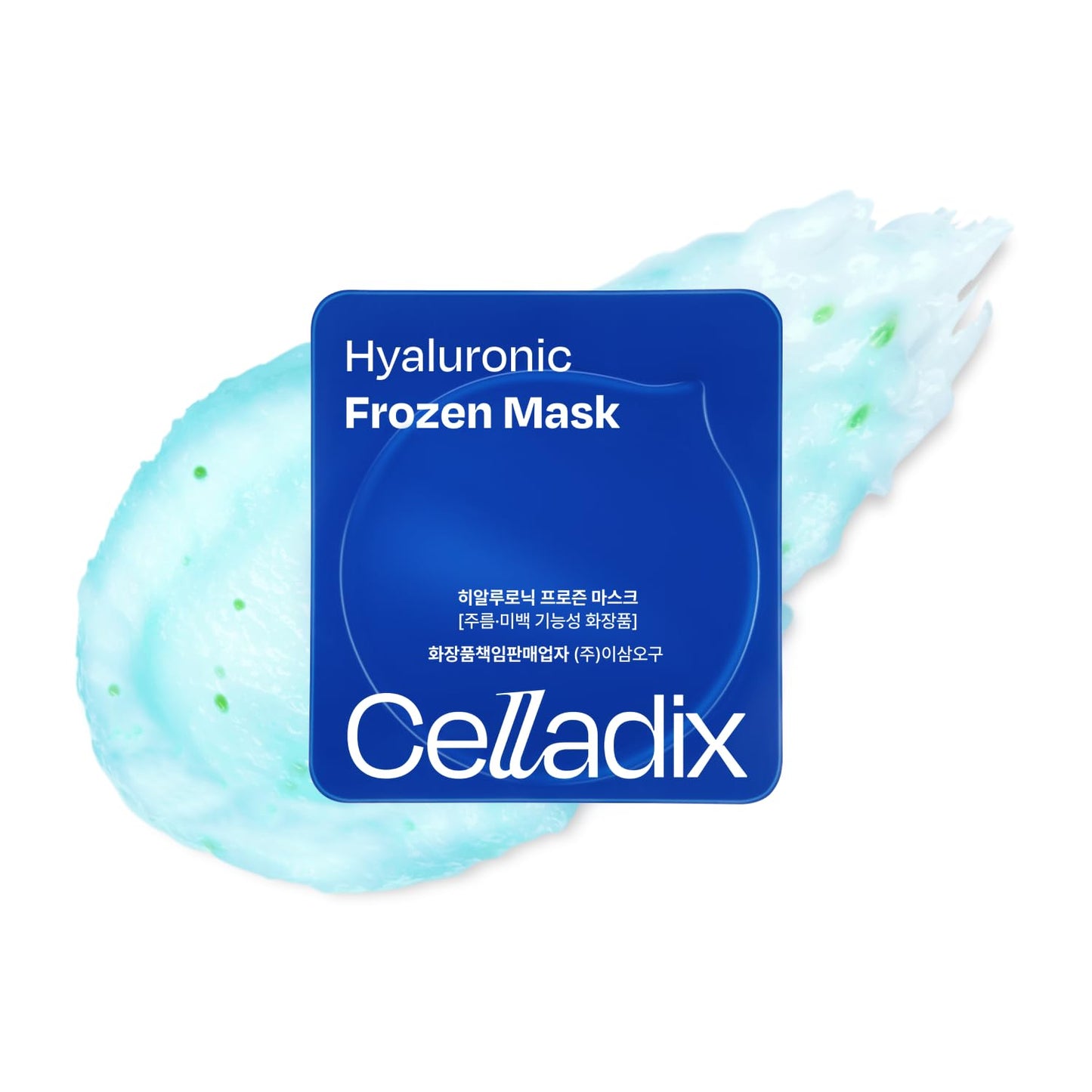 Celladix Hyaluronic Frozen Sherbet Mask – 95% Pure Hyaluronic Acid with Niacinamide & AHA – Instant Cooling for Morning Depuff, Hydration, Lifting & Pore Refining – Korean Skincare, 9 Pods 4.22 Fl Oz