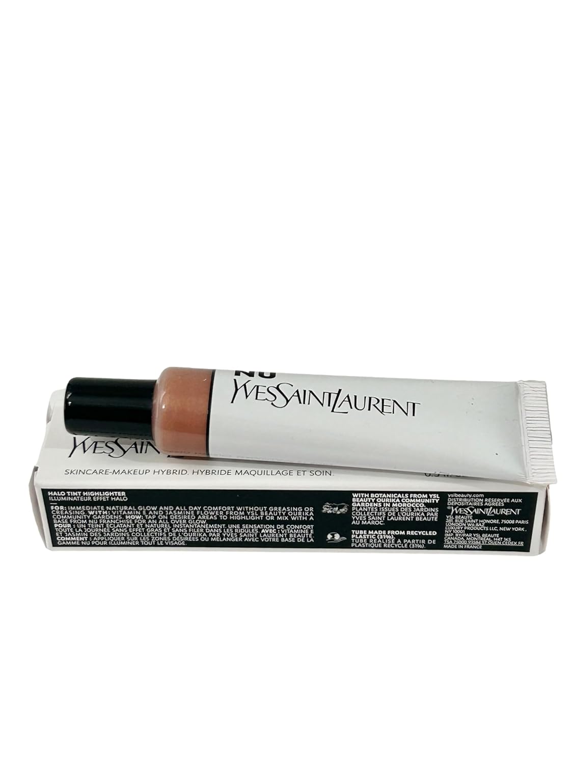 Yves Saint Laurent NU Gold Halo Tint Highlighter - Illuminate Skin | 0.5 Fl. Oz (15 ml)