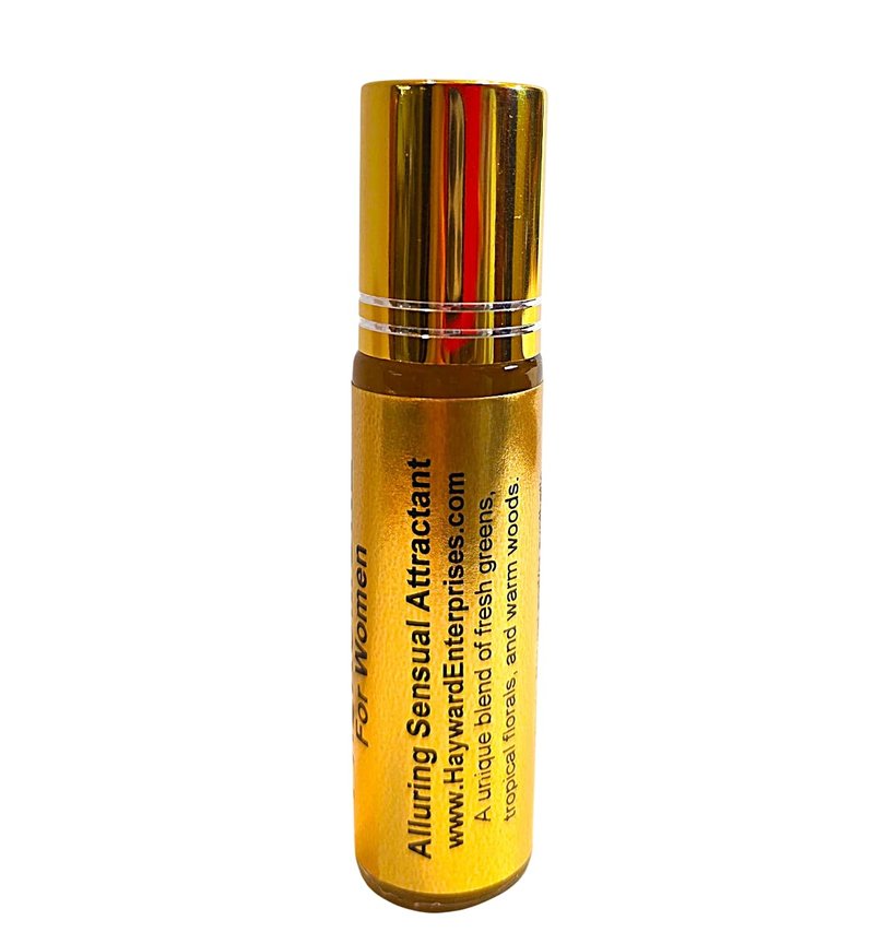 HYWD Enterprises Pheromone Perfume Oil for Women – Attract Men – Seduction Scent – Long-Lasting Body Oil – 1/3 oz Roll-On – Exotic Blend