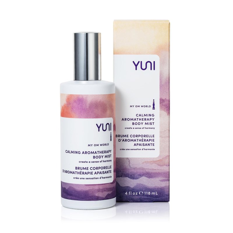 YUNI Beauty Calming Body Mist - Natural Aromatic Oils for Stress Relief & Focus | 4oz, Paraben-Free, Cruelty-Free