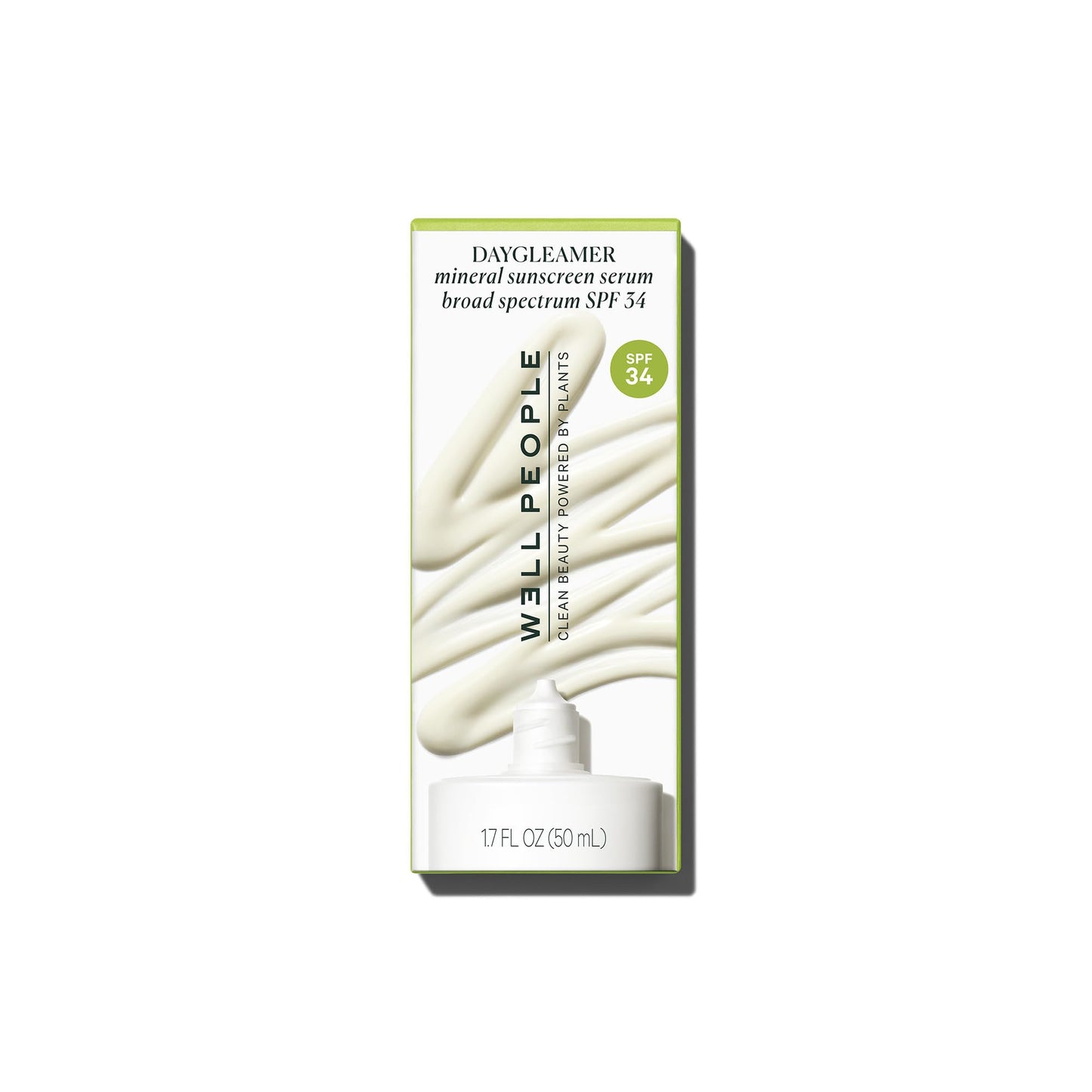Well People Daygleamer Mineral Sunscreen Serum SPF 34, Blendable Formula with Vitamin C & Niacinamide Hydrates Skin and Delivers Broad-Spectrum Protection, Vegan & Cruelty Free, 1.7 Oz
